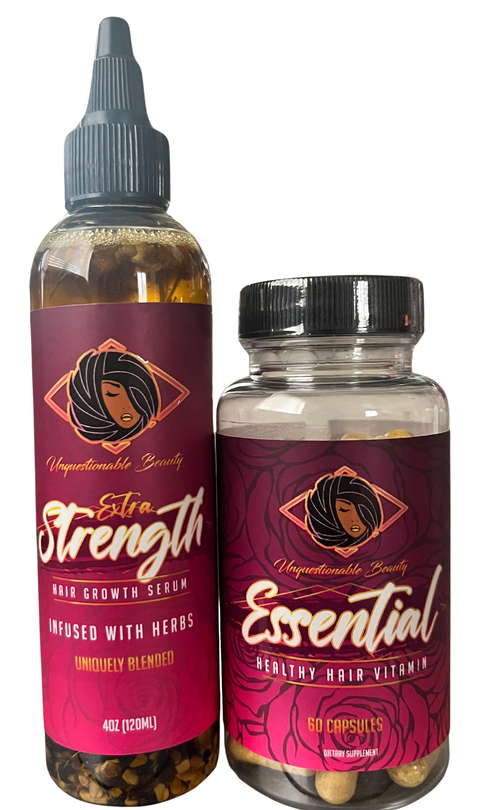 EXTRA STRENGTH HAIR GROWTH BUNDLE W/HERBS